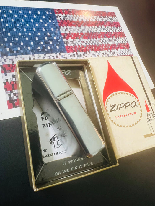 1970 Mack Truck Emblem Zippo Lighter – Unfired – Original Emblem Box
