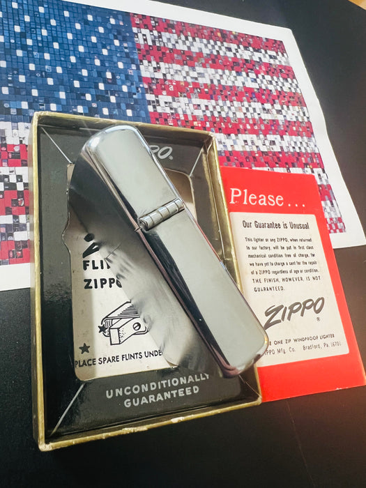 1965 Zippo Armco Middletown Works Quarterly Record – Mint 97 – Unfired – Box & Paperwork