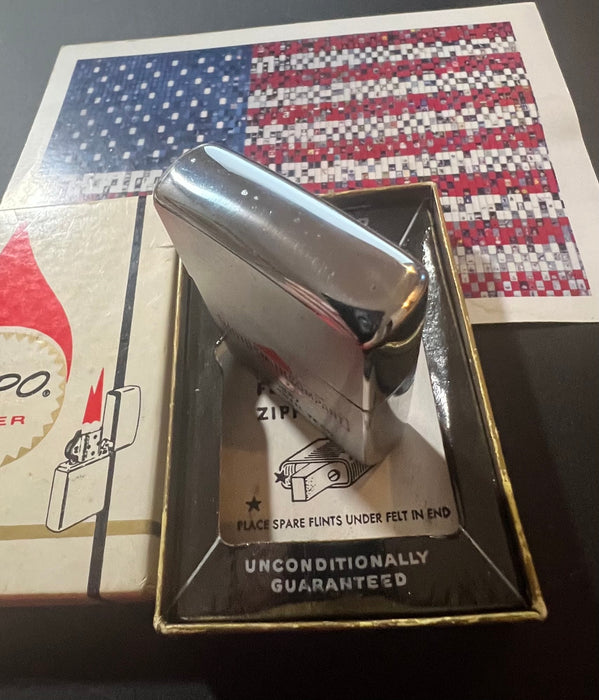 1966 Zippo Lloyd Smith Company 46th Year Advertising Lighter – Gem Mint – NIB
