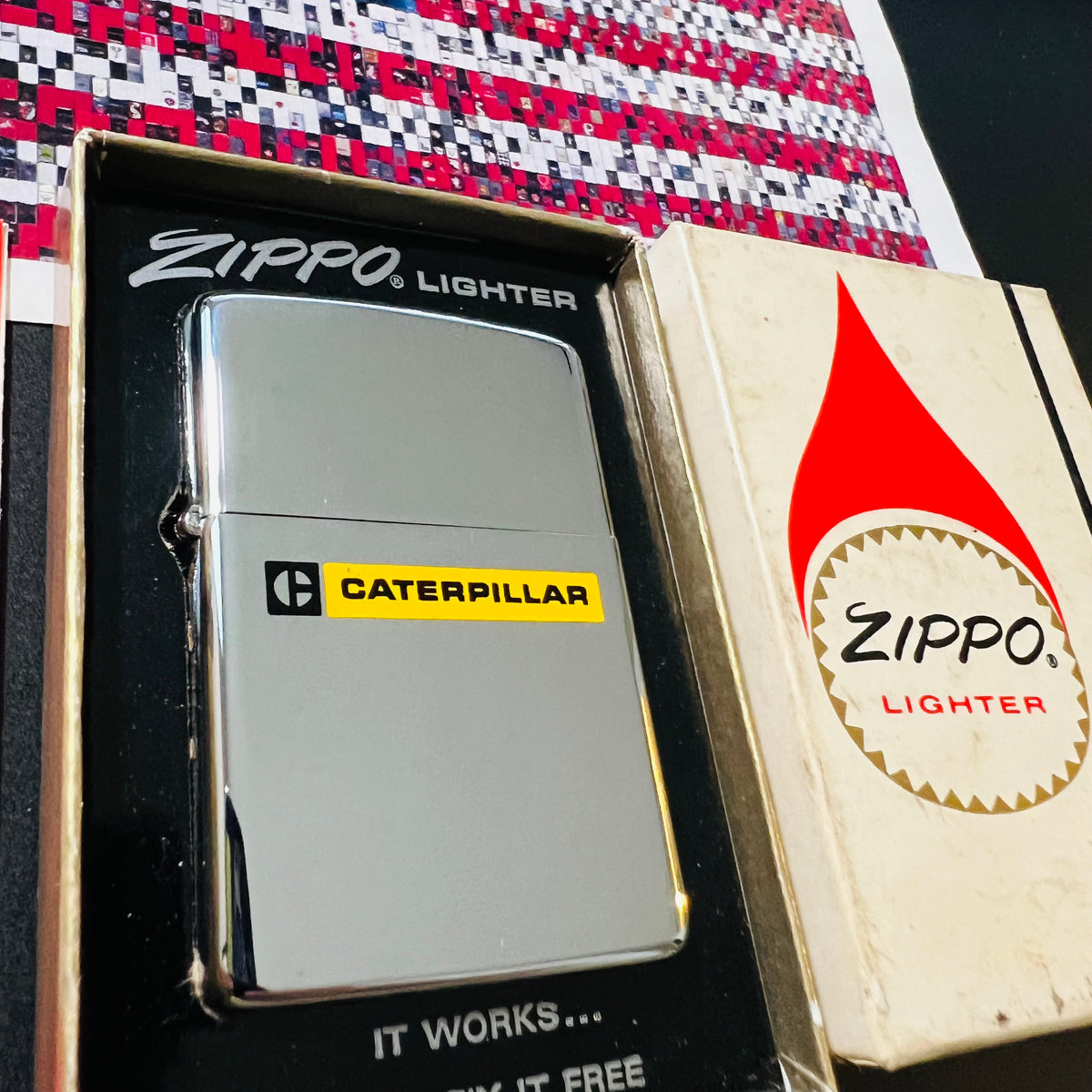 1972 Caterpillar Vintage Zippo Lighter - NIB — Collectors Flame