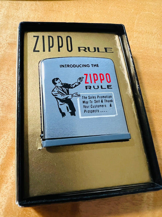 Zippo Salesman's Rule - New in Box circa 1960's