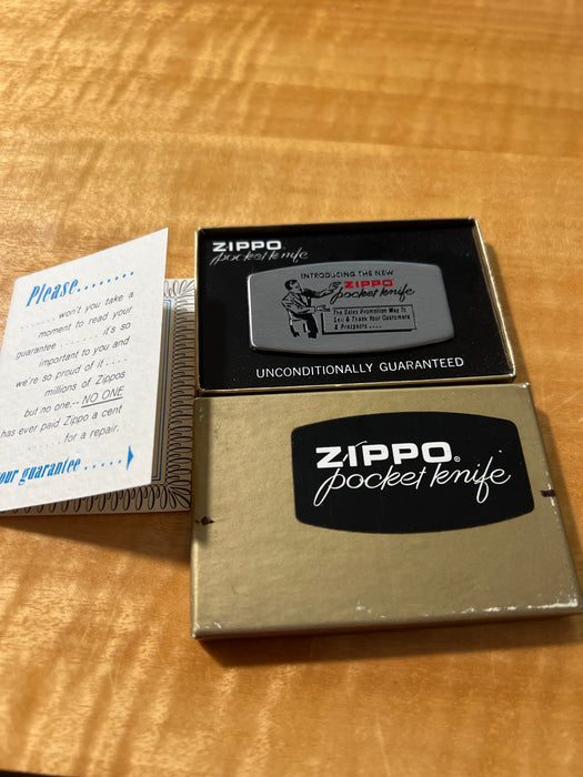 Zippo Salesman's Pocket Knife New In Box - circa 1965