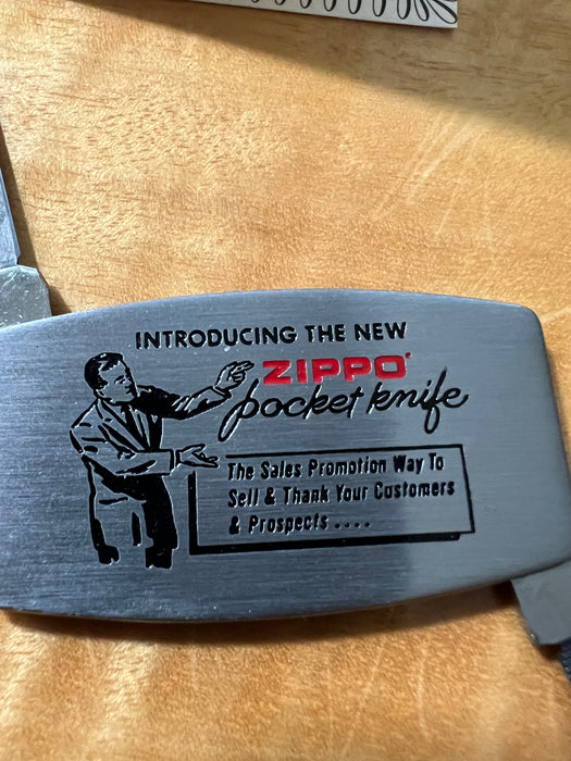 Zippo Salesman's Pocket Knife New In Box - circa 1965