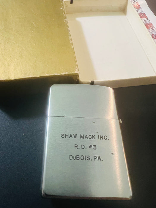 1970 Mack Truck Emblem Zippo Lighter – Unfired – Original Emblem Box