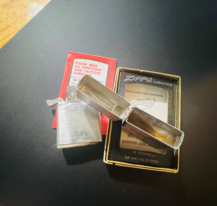 1978 Zippo Champion Advertising Lighter – Gem Mint 100 – Unfired – New in Box