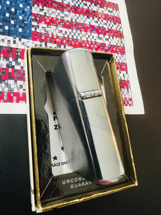 1962 Zippo Advance Transformer Co. Advertising Lighter – Mint 99 – Box & Paperwork