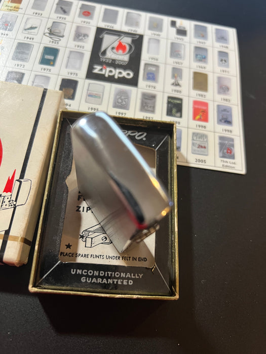 1966 Zippo Old Hickory Construction DuPont Safety Honor Lighter – Excellent 94 – NIB