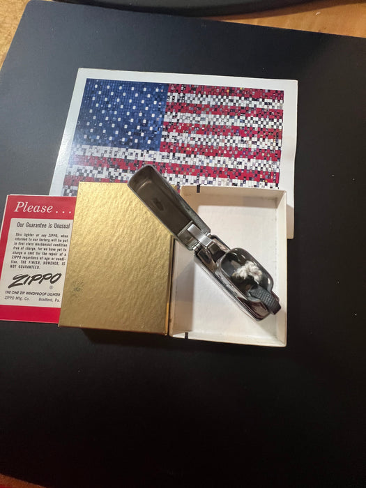 1962 Zippo Bearium Metal Bearing Bronze Advertising Lighter – Gem Mint – NIB