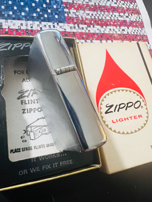 1977 Zippo First Trust Union Bank Advertising Lighter – Mint 98 – Unfired – Original Box