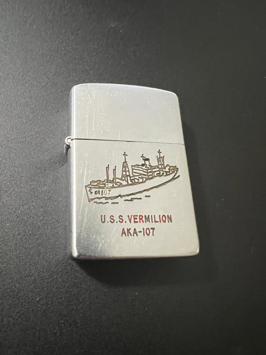 1954 USS Vermilion AKA 107 Zippo Lighter