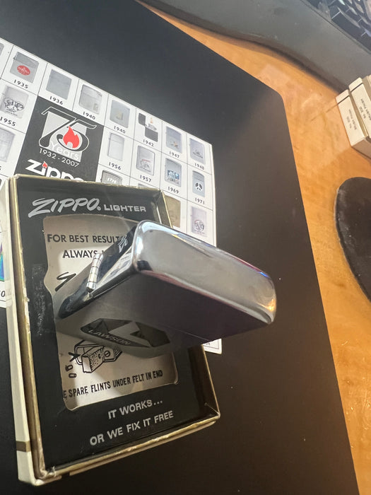1974 Zippo Lawson Advertising Lighter – Gem Mint 100 – Unfired – Box & Paperwork