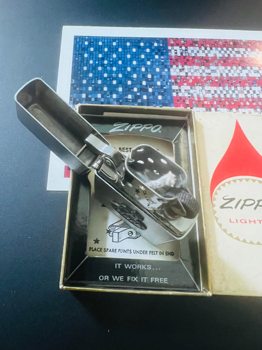 1970 Mack Truck Emblem Zippo Lighter – Unfired – Original Emblem Box