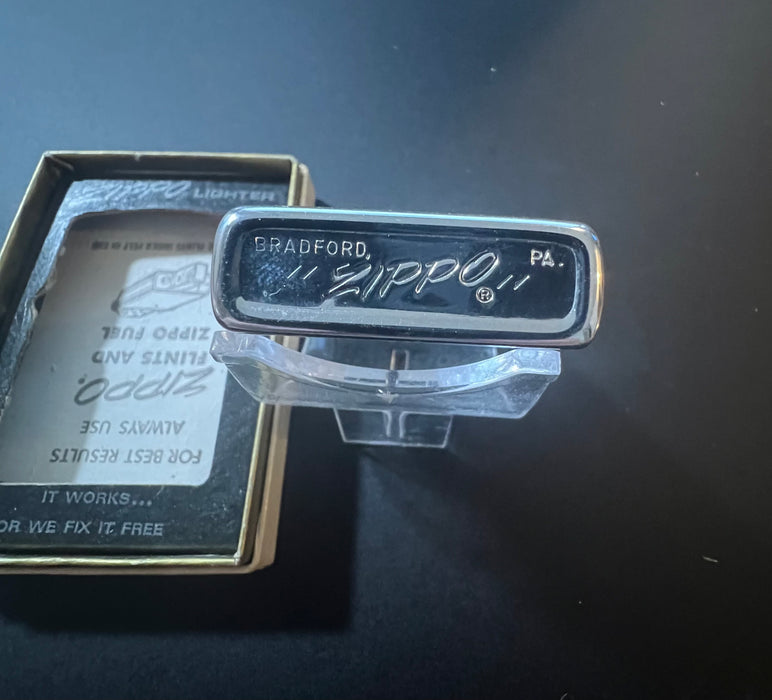 1978 Zippo Champion Advertising Lighter – Gem Mint 100 – Unfired – New in Box