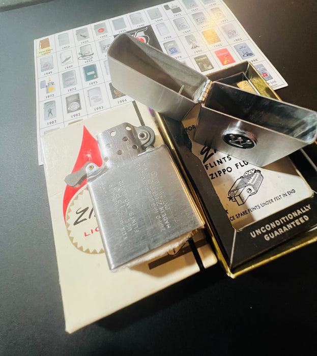 1963 Zippo Westinghouse Raised Emblem Advertising Lighter – Excellent 94 – Emblem Box