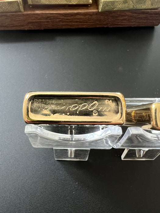 Rare Zippo 1976 Golden Elegance Salesman’s Sample Set