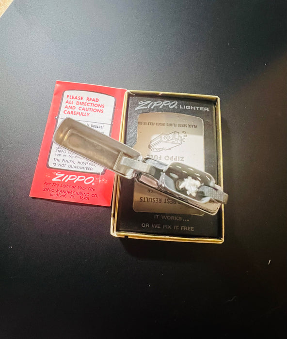 1978 Zippo Champion Advertising Lighter – Gem Mint 100 – Unfired – New in Box