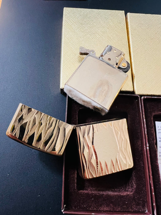 Rare Zippo 1976 Golden Elegance Salesman’s Sample Set