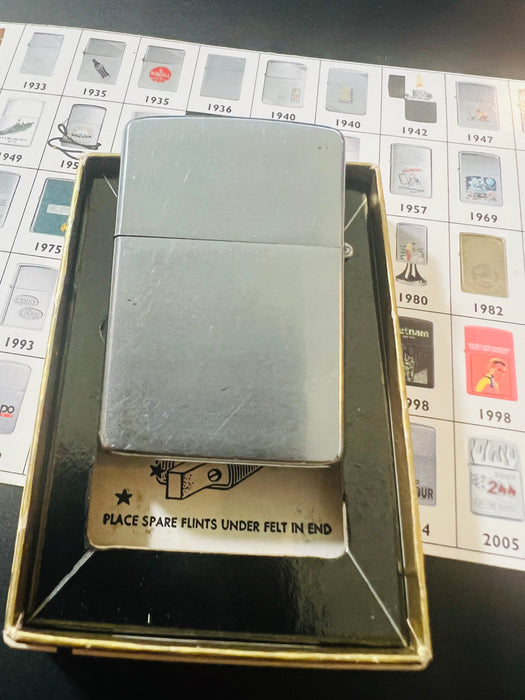 1968 Walt Disney Productions Blue D Castle Zippo
