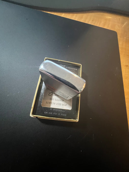 1978 Zippo Champion Advertising Lighter – Gem Mint 100 – Unfired – New in Box
