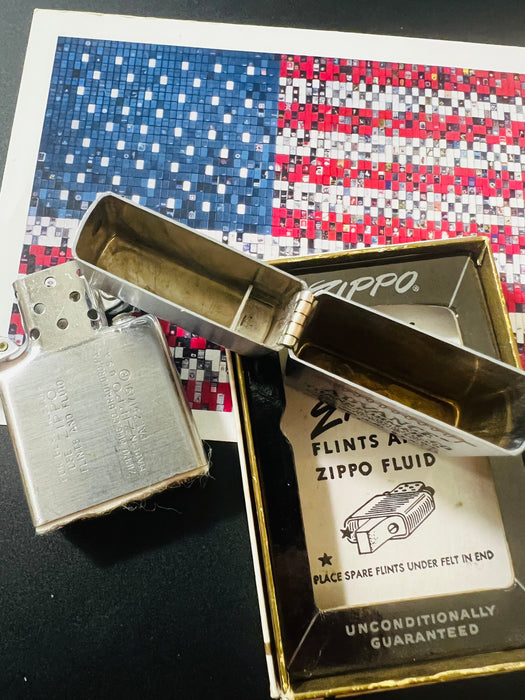1962 Zippo Advance Transformer Co. Advertising Lighter – Mint 99 – Box & Paperwork