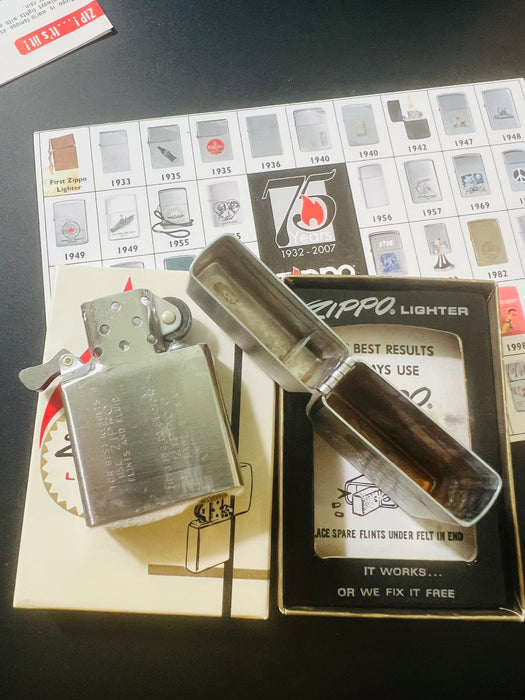 1973 Citizens National Bank of San Antonio Zippo Lighter – Unfired – Original Box