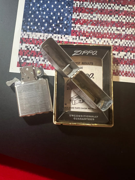 1969 Zippo Cedarapids Built by Iowa Advertising Lighter – New in Box – Unfired
