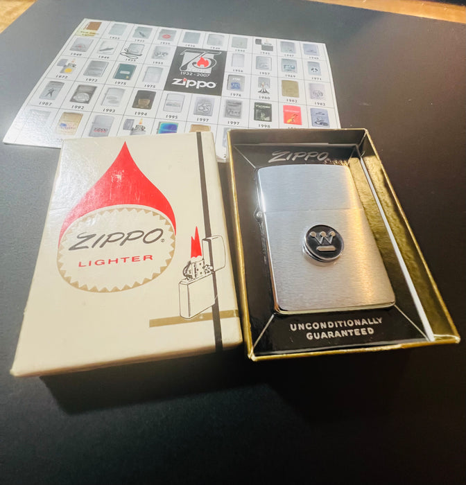 1963 Zippo Westinghouse Raised Emblem Advertising Lighter – Excellent 94 – Emblem Box