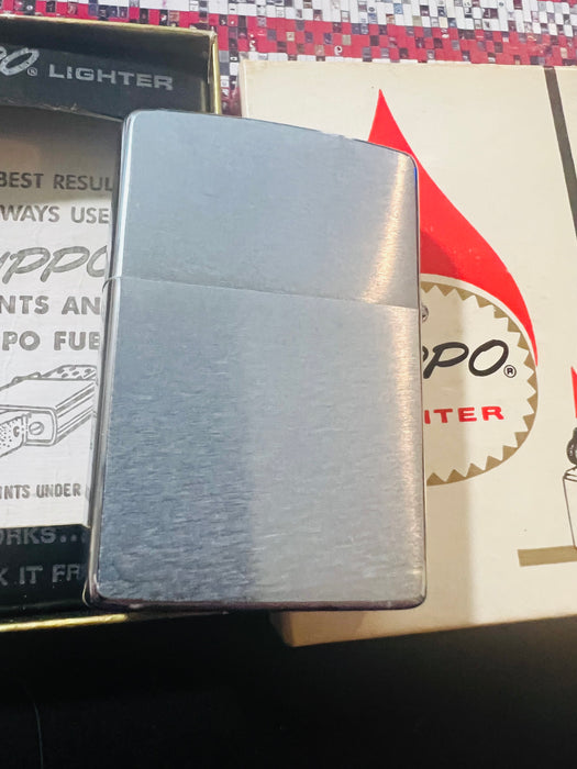 1977 Zippo First Trust Union Bank Advertising Lighter – Mint 98 – Unfired – Original Box