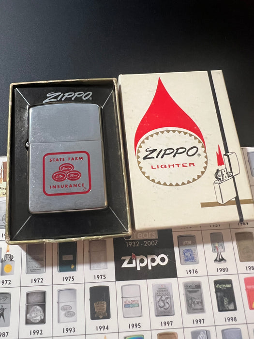 1967 Zippo State Farm Insurance Advertising Lighter – Mint 97 – Unfired – New in Box