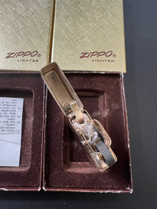 Rare Zippo 1976 Golden Elegance Salesman’s Sample Set