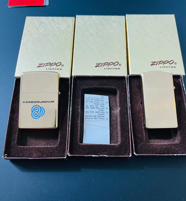 Rare Zippo 1976 Golden Elegance Salesman’s Sample Set