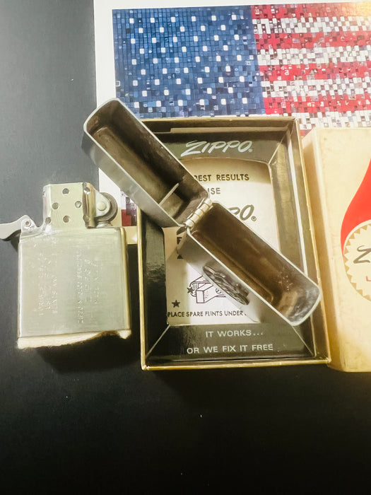 1970 Mack Truck Emblem Zippo Lighter – Unfired – Original Emblem Box