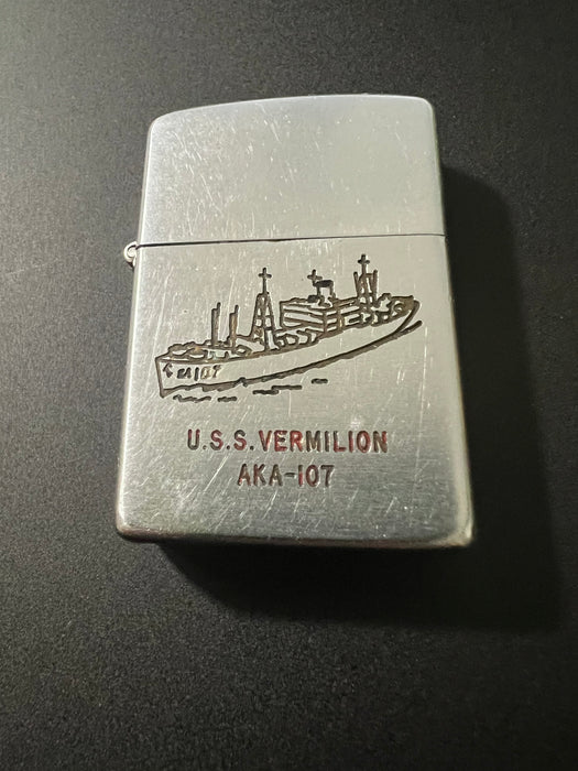 1954 USS Vermilion AKA 107 Zippo Lighter