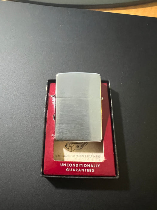 1956 Red Candy Stripe Cadwallader Zippo lighter New in Box