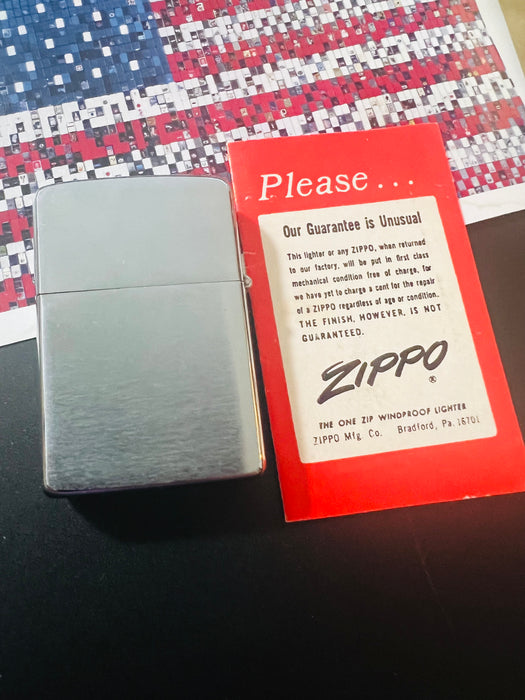 1965 Zippo Armco Middletown Works Quarterly Record – Mint 97 – Unfired – Box & Paperwork
