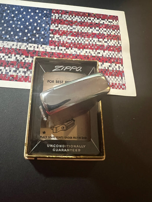 1969 Zippo Cedarapids Built by Iowa Advertising Lighter – New in Box – Unfired