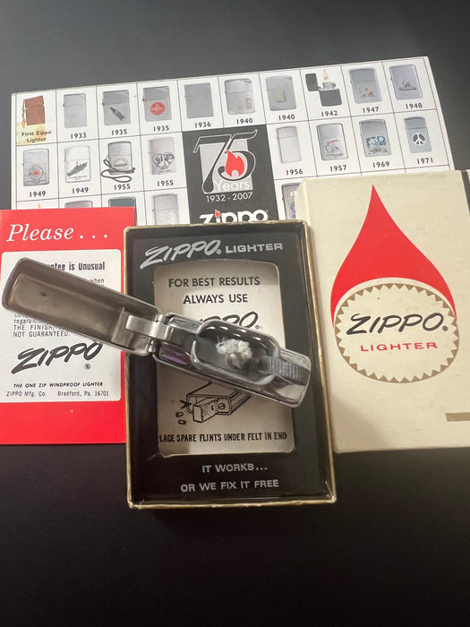 1974 Zippo Lawson Advertising Lighter – Gem Mint 100 – Unfired – Box & Paperwork