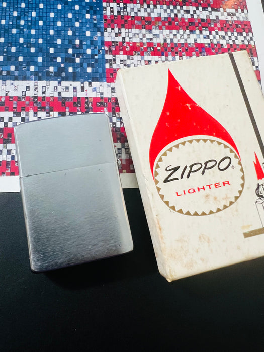 1962 Zippo Advance Transformer Co. Advertising Lighter – Mint 99 – Box & Paperwork