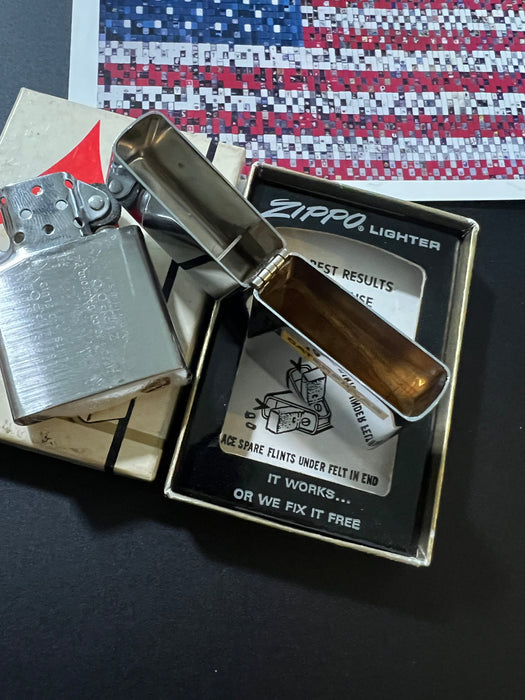 1972 Caterpillar Vintage Zippo Lighter -  NIB