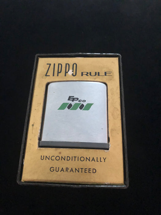 Vintage EPco Zippo Rule  - Excellent Condition - Precise Year Unknown