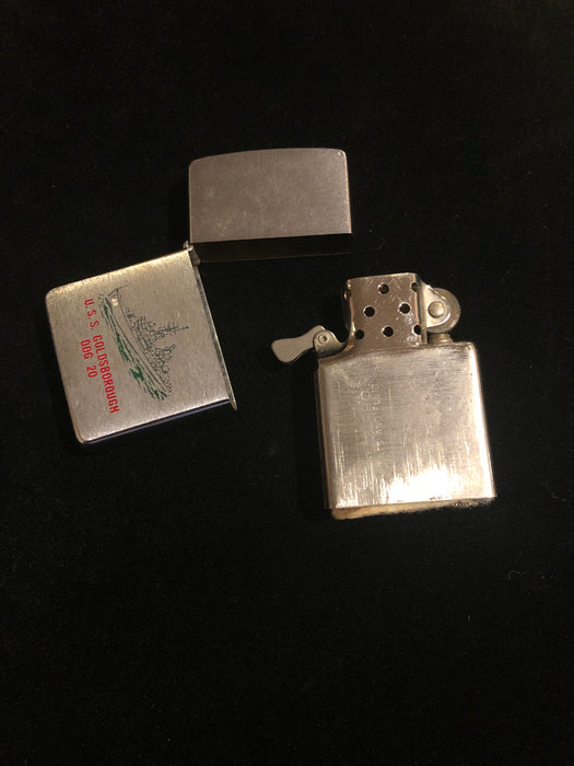 1968 USS Goldsborough Vietnam Era Double-Sided Zippo Lighter - Very Good