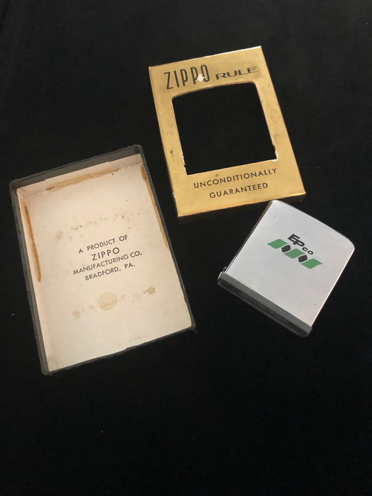 Vintage EPco Zippo Rule  - Excellent Condition - Precise Year Unknown