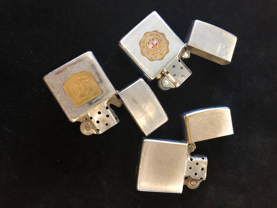 1968 Vintage Zippo Lighters  - Lot #29 - Three Lighters