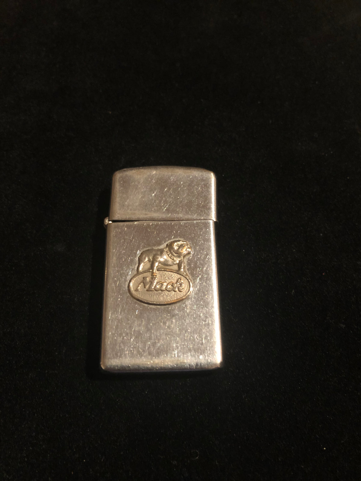 1968 Mack Vintage Slim Zippo Lighter - Iconic Trucking Brand 