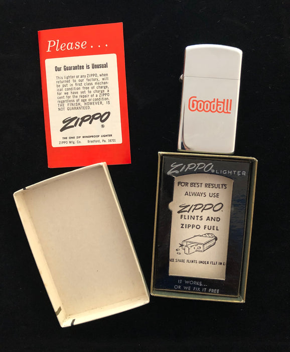 1974 Goodall Slim Zippo in Gem Mint Condition