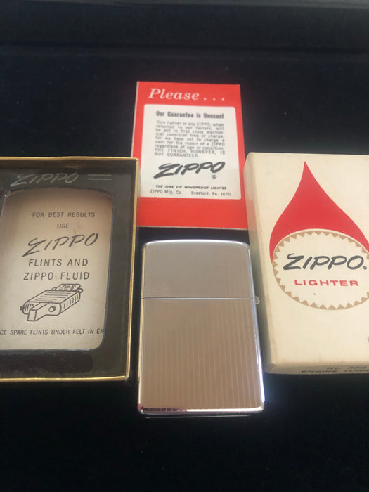 1970 Engine Turned Vintage Zippo