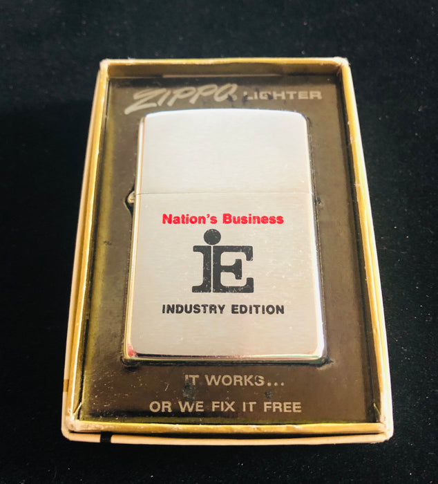 1971 Nation’s Business Magazine Vintage Zippo Lighter- Gem Mint