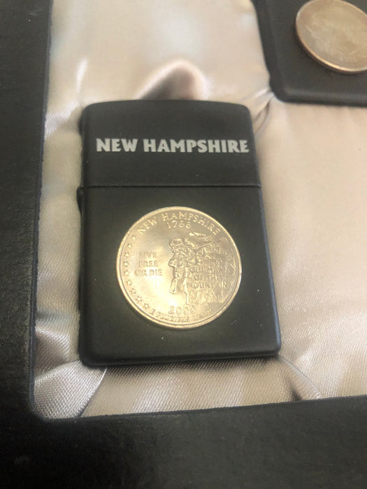 2000 Zippo 5 State Quarter Set - Mint Unfired - 1 of 5,000