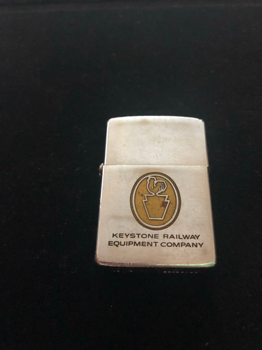 1962 Keystone Railway Vintage Zippo Lighter