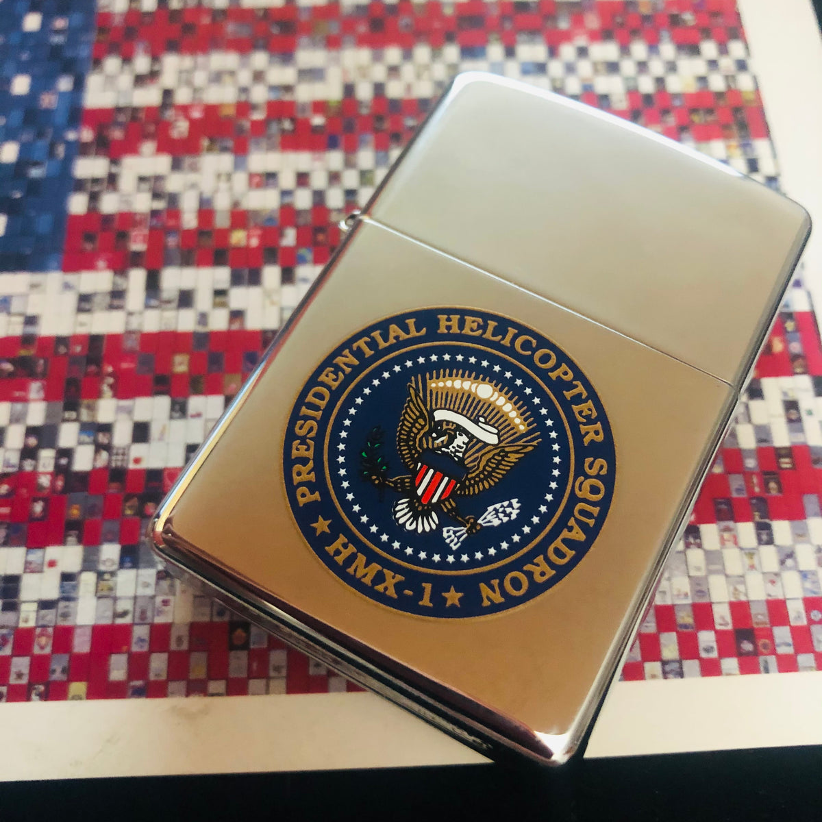 2000 Presidential Helicopter Squadron HMX1 High Polish Zippo
